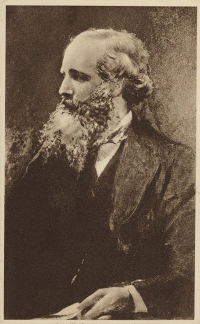 جيمس كليرك ماكسويل (1831-1879)، عالم فيزياء نظرية اسكتلندي (ليثو) بواسطة مدرسة اللغة الإنجليزية