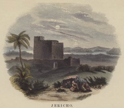 Jericho (coloured engraving) بواسطة مدرسة اللغة الإنجليزية