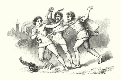 جون كيتس رسم توضيحي لإيزابيلا (نقش) بواسطة مدرسة اللغة الإنجليزية