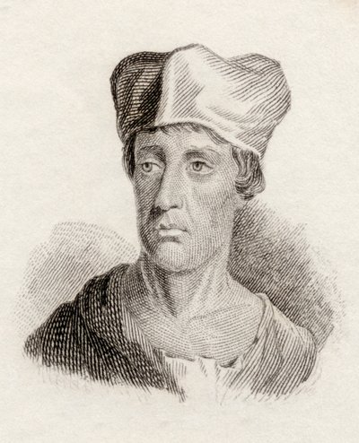 جون ليلاند ، من "قاموس كرابيس التاريخي" ، نُشر عام 1825 بواسطة مدرسة اللغة الإنجليزية
