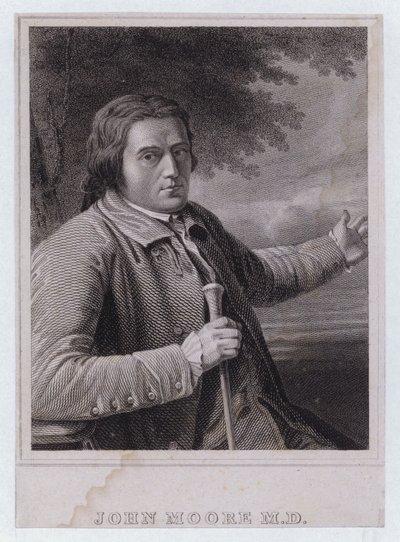 John Moore, Scottish physician (engraving) بواسطة مدرسة اللغة الإنجليزية