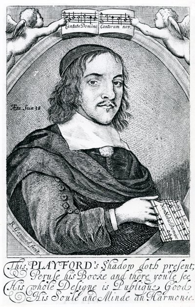 جون بلايفورد (1623 - 1686) (نقش) بواسطة مدرسة اللغة الإنجليزية
