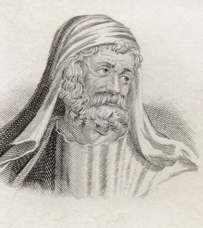 جون السادس كانتاكوزينوس ، من "قاموس كراب التاريخي" ، نشر عام 1825 (ليثو) بواسطة مدرسة اللغة الإنجليزية