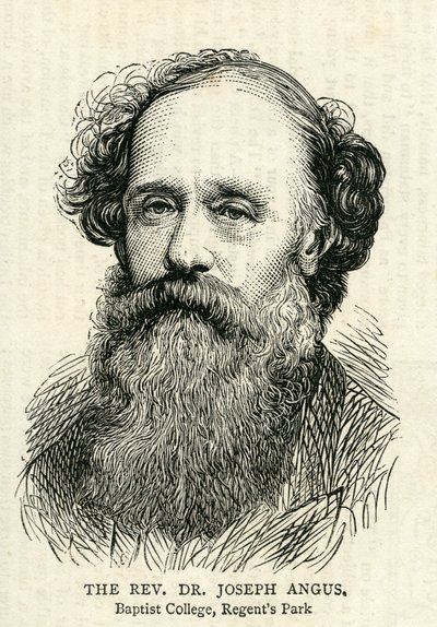 جوزيف أنجوس (1816-1902) رسم توضيحي من الرسم البياني 10 يوليو 1875 بواسطة مدرسة اللغة الإنجليزية