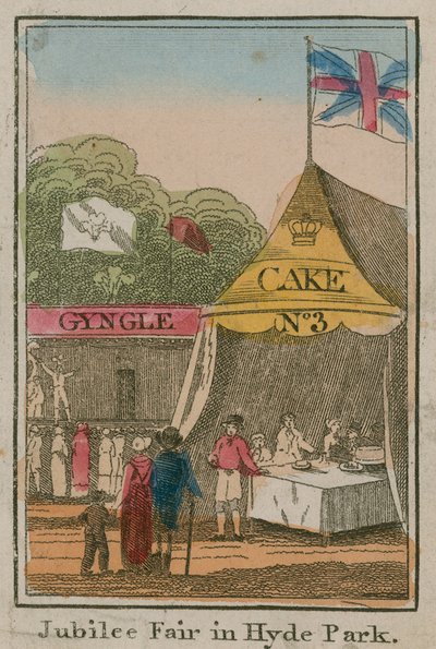 معرض اليوبيل في هايد بارك ، 1814 بواسطة مدرسة اللغة الإنجليزية