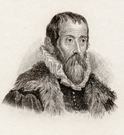 Justus Lipsius ، من "قاموس كرابيس التاريخي" ، نُشر عام 1825 بواسطة مدرسة اللغة الإنجليزية