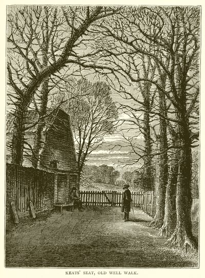 مقعد Keats ، Old Well walk بواسطة مدرسة اللغة الإنجليزية
