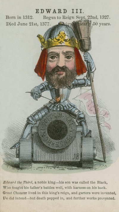 King Edward III (aquatint) بواسطة English School