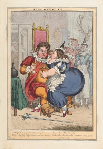 King Henry IV, pub.1827 (hand coloured engraving) بواسطة مدرسة اللغة الإنجليزية
