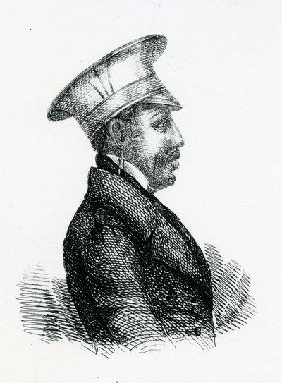 الملك موشوشو الأول (1786-1870) (نقش) بواسطة مدرسة اللغة الإنجليزية