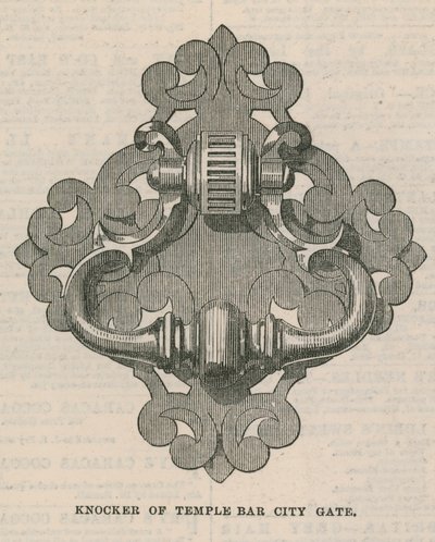 Knocker of Temple Bar City Gate بواسطة مدرسة اللغة الإنجليزية