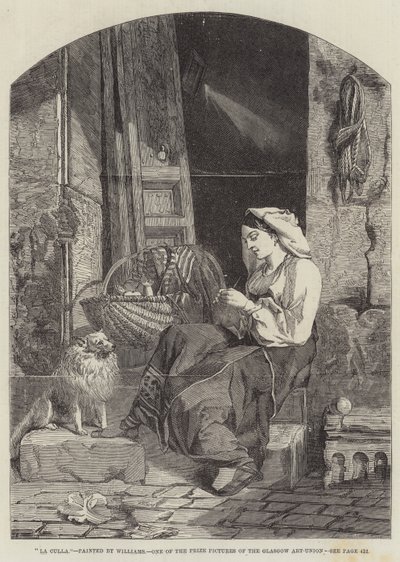 المهد (النقش) بواسطة مدرسة اللغة الإنجليزية