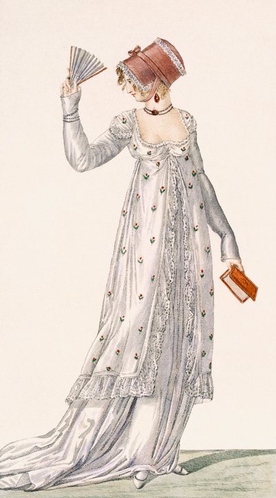 فستان سهرة للسيدات ، لوحة الموضة من Ackermanns Repository of Arts ، حانة. 1814 بواسطة مدرسة اللغة الإنجليزية