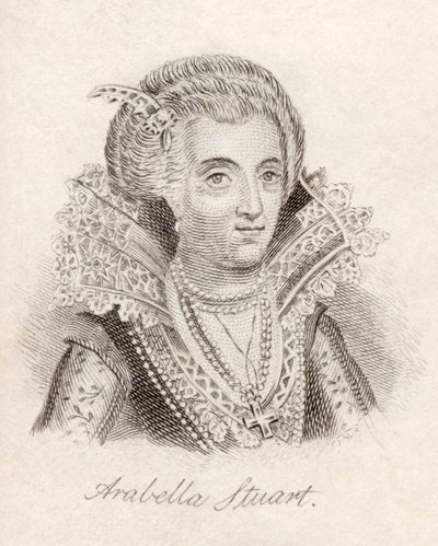 ليدي أرابيلا ستيوارت ، من "قاموس كراب التاريخي" ، نُشر عام 1825 بواسطة مدرسة اللغة الإنجليزية