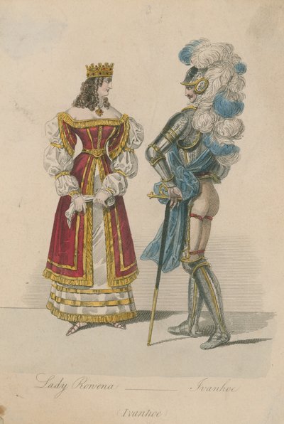 سيدة روينا وإيفانهوي بواسطة مدرسة اللغة الإنجليزية