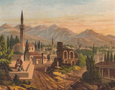 المناظر الطبيعية في الأراضي المقدسة (لون الحجر) بواسطة مدرسة اللغة الإنجليزية