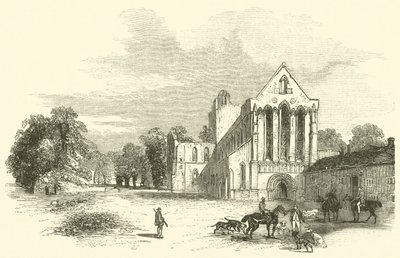 Lanercost Priory (نقش) بواسطة مدرسة اللغة الإنجليزية