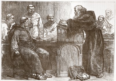 محاضرة ليففر في السوربون ، توضيح من تاريخ البروتستانتية بقلم جيمس أيتكين ويلي (1808-1890) ، حانة. 1878 بواسطة مدرسة اللغة الإنجليزية