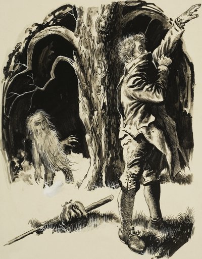 Leshy ، أو روح الغابة بواسطة مدرسة اللغة الإنجليزية