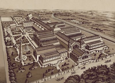 ليفربول: معرض الشحنات 1886 (مطبوعة حجرية) بواسطة مدرسة اللغة الإنجليزية