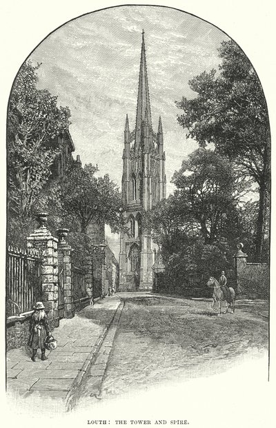 لاوث: البرج والمستدقة (نقش) بواسطة مدرسة اللغة الإنجليزية