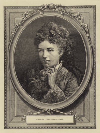 Madame Trebelli-Bettini (engraving) بواسطة مدرسة اللغة الإنجليزية