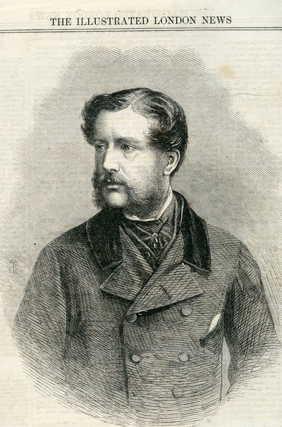 الرائد تشارلز ناسميث (1825-1861) من أخبار لندن المصورة 13 يوليو 1861 بواسطة مدرسة اللغة الإنجليزية