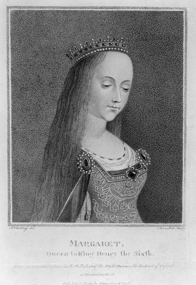 مارغريت أنجو ، بعد صورة قديمة في مجموعة الشرفاء إيرل أكسفورد ، 1792 بواسطة مدرسة اللغة الإنجليزية