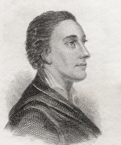 مارك أكينسايد ، من "قاموس كراب التاريخي" ، نشر عام 1825 (ليثو) بواسطة مدرسة اللغة الإنجليزية