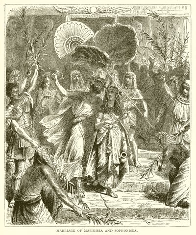 زواج Masinissa و Sophonisba بواسطة مدرسة اللغة الإنجليزية