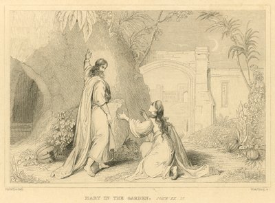 Mary in the garden, John XX بواسطة مدرسة اللغة الإنجليزية