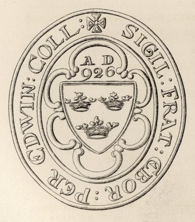 الختم الماسوني لل Grand Lodge of All England ، يورك ، ج .766 ، من تاريخ الماسونية ، المجلد الثاني ، نشره توماس سي.جاك ، لندن ، 1883 بواسطة مدرسة اللغة الإنجليزية