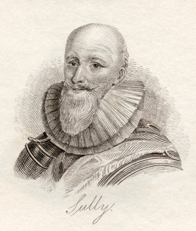 Maximilien de Bethune ، duc de Sully ، من "قاموس كراب التاريخي" ، نُشر عام 1825 بواسطة مدرسة اللغة الإنجليزية