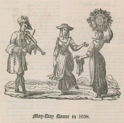 رقصة عيد العمال عام 1698 بواسطة مدرسة اللغة الإنجليزية