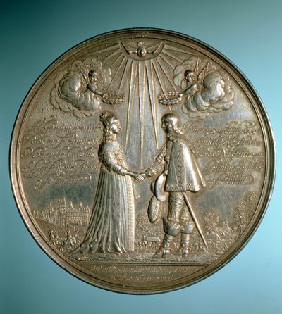وسام ذكرى زواج الأميرة مريم (1631-1660) من ويليام الثاني من أورانج (1626-1650) ، 1640 بواسطة مدرسة اللغة الإنجليزية
