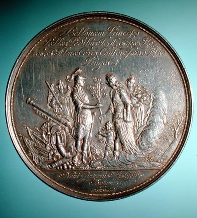 وسام الاحتفال بذكرى زواج الأميرة ماري (1631-60) إلى ويليام أوف أورانج (1626-50) بواسطة مدرسة اللغة الإنجليزية