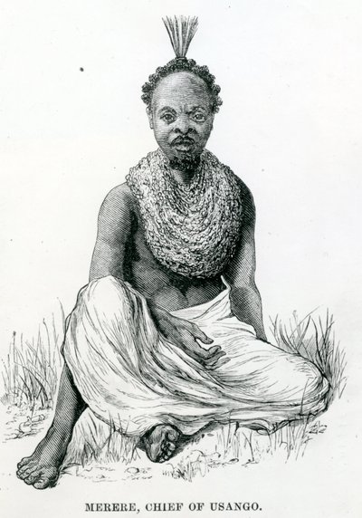 ميريري ، رئيس Usango من "Travels in Africa" بواسطة مدرسة اللغة الإنجليزية