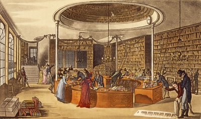 السادة لاكينجتون ألين وشركاه ، 1809 ، معبد بائعي الكتب ، ساحة فينسبري من مستودع آكرمانز للفنون ، الأدب ، التجارة ، التصنيع ، الموضات والسياسة ، الحانة. 1809 (شارك باليد بواسطة مدرسة اللغة الإنجليزية