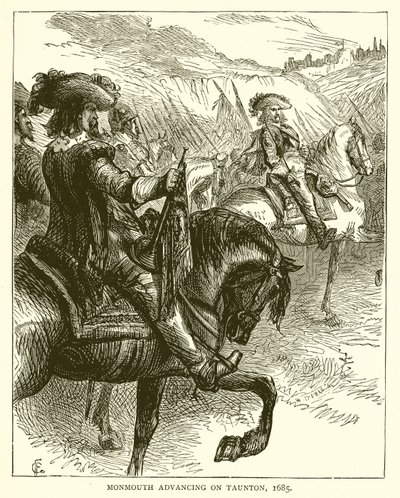 تقدم Monmouth على Taunton ، 1685 بواسطة مدرسة اللغة الإنجليزية