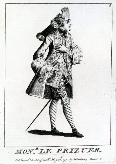 مونس. الفريزور 1771 بواسطة مدرسة اللغة الإنجليزية