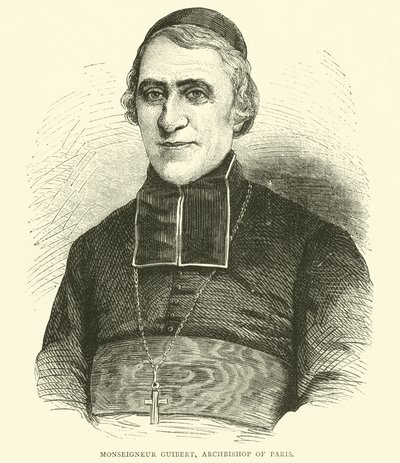 Monseigneur Guibert ، رئيس أساقفة باريس ، مايو 1871 بواسطة مدرسة اللغة الإنجليزية