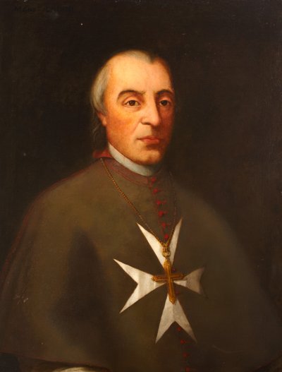 المونسنيور فينتشنزو لابيني ، أسقف مالطا ، 1798 بواسطة مدرسة اللغة الإنجليزية