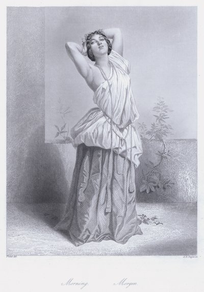 Morning (engraving) بواسطة مدرسة اللغة الإنجليزية