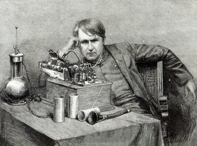 Mr.Edison New Phonograph بواسطة مدرسة اللغة الإنجليزية