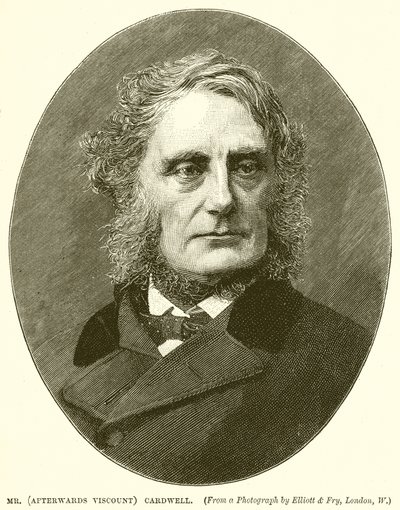 السيد (بعد ذلك Viscount) Cardwell بواسطة مدرسة اللغة الإنجليزية
