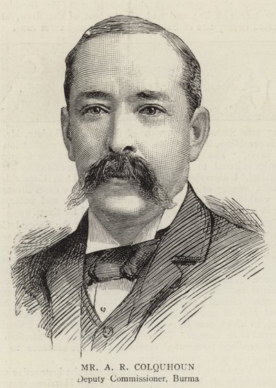 السيد AR Colquhoun (نقش) بواسطة مدرسة اللغة الإنجليزية