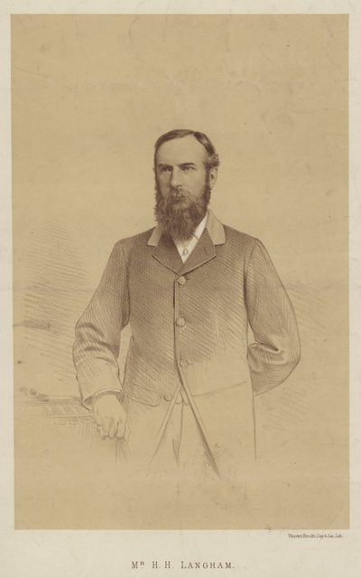 السيد HH Langham (litho) بواسطة مدرسة اللغة الإنجليزية