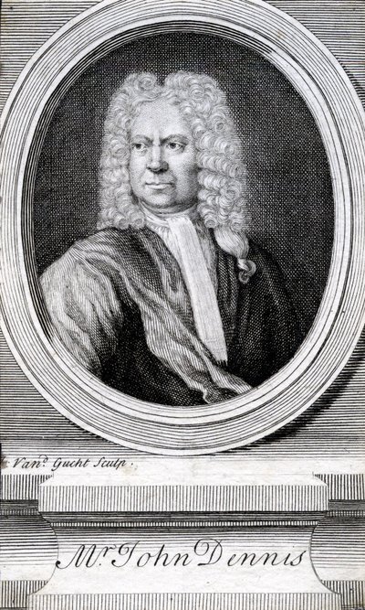 السيد جون دنيس (1658-1734) بواسطة مدرسة اللغة الإنجليزية