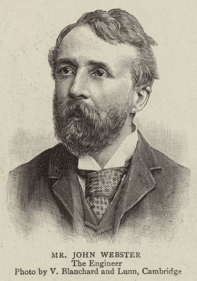 Mr John Webster (engraving) بواسطة مدرسة اللغة الإنجليزية