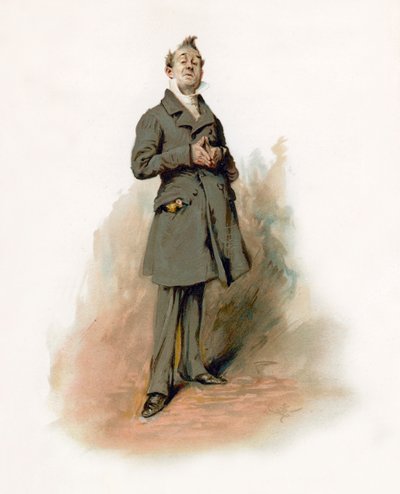 السيد Pecksniff من مارتن Chuzzlewit. &39;أنا لست غاضبا. انا متألم.&39; بواسطة مدرسة اللغة الإنجليزية